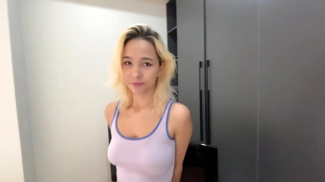 Cant Pay, Russian Skinny Blonde, Pay Rent, POV, 18, Asian, Beauty