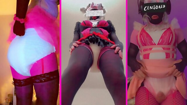 Sissy Compilation, Diaper