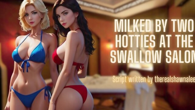 Milked By Two Hotties At The Swallow Salon ❘ ASMR Audio Roleplay
