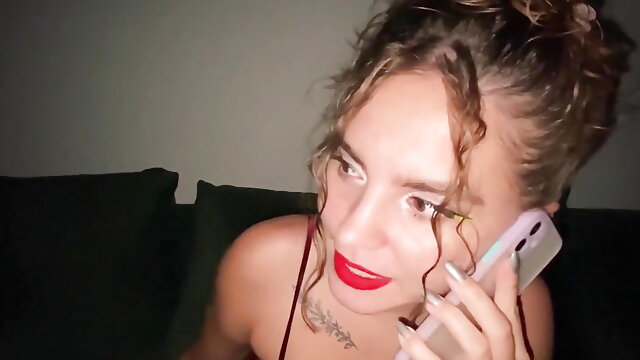 Red Lipstick Blowjob, Cum Swallow Teen