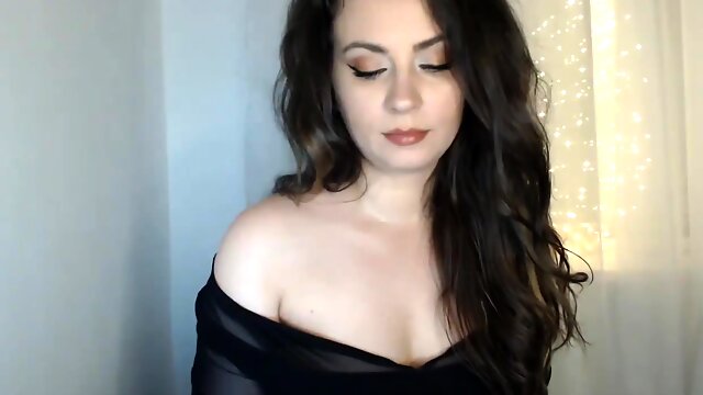 Big natural tits webcam milf stripping and teasing show