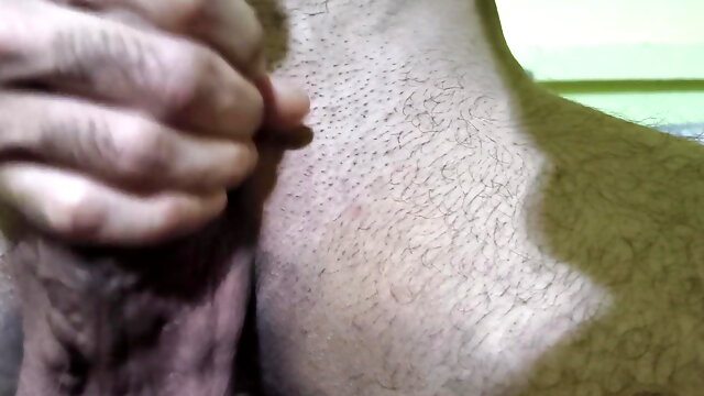 Boy Massage Penis After Milk out