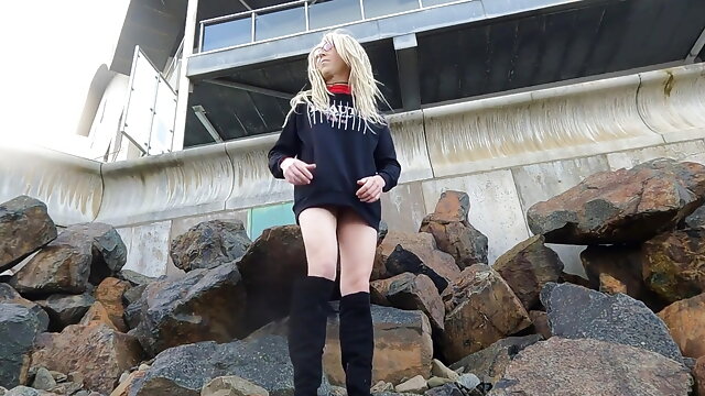 Tourist, Amateur Crossdresser, Outdoor, Shemale