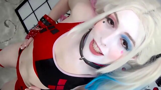 STROKIES Bad girl Emilia Song as Harley gives a hot handjob thats no joke!