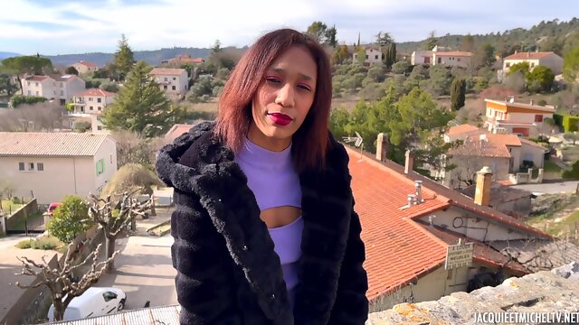 French Teen Ebony Reyna first amateur porn casting