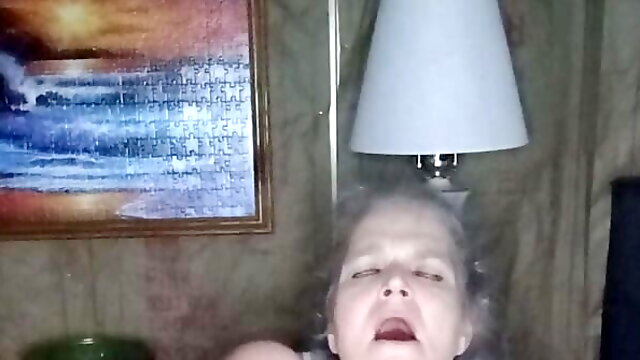 Granny Webcam Orgasm, Masturbation