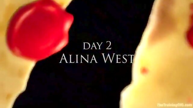 Alina West Bdsm, Anal Toys Training