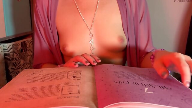 Topless Tarot Reading Asmr Roleplay (small Boobs)