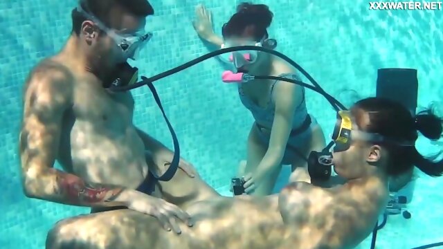 Underwater Show - teens (18+) sex