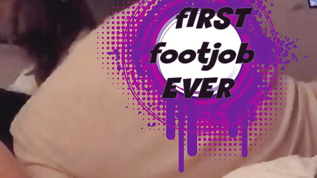 Licking Cum Off Feet, Footjob
