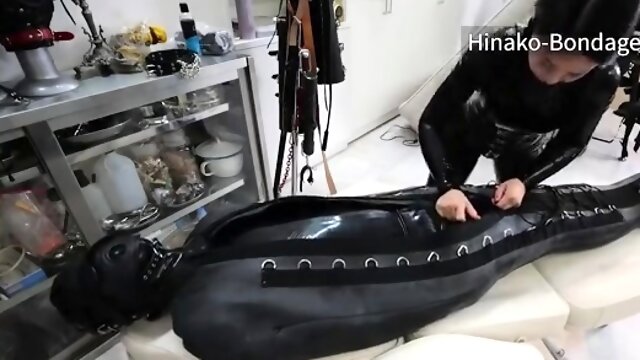 Hinako House of Bondage - Sub Gets Squeezed Super Tight