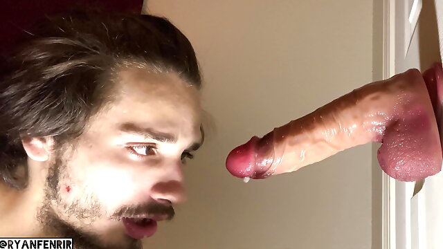 Gay Twink Blowjob Swallowing, Gay Dildo Cum