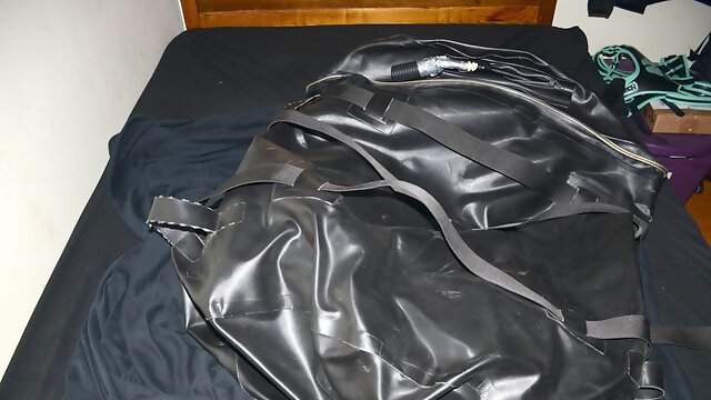 Nov 30 2023 - VacPacked inside of Invincible One's rubber drybag with RubberBoys PVC Coveralls & my hockey chestie