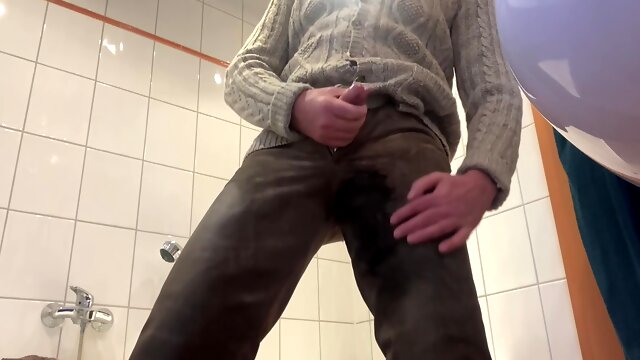 Man In Leather Knickerbockers From Germany