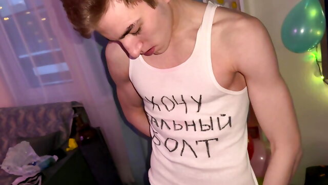 Russian Gay Teen, Gay Gangbang