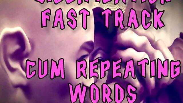Fast Track Into Sissy Hood Cum Repeating What I Say and Become a Sissy Fag