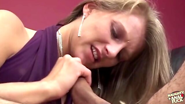 Blonde Porsche Ryder helps her friend then gets fucked in her hairy, pierced pussy