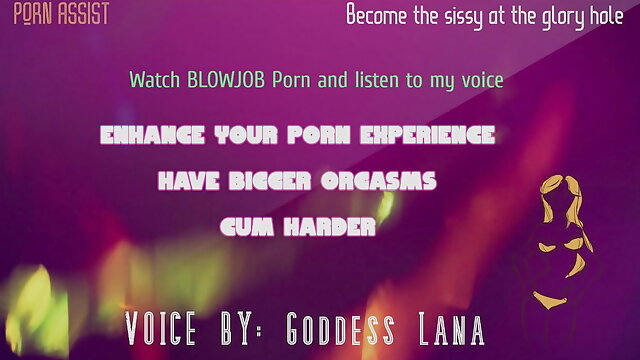 Become the Sissy at the Glory Hole Through Audio BJ Instructions