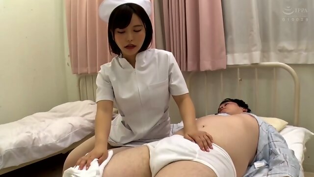 Japanese Clothed, Japanese Nurse, Clothed Handjob, Japanese Hospital