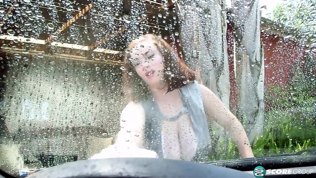 Chubby Whore Washes My Car