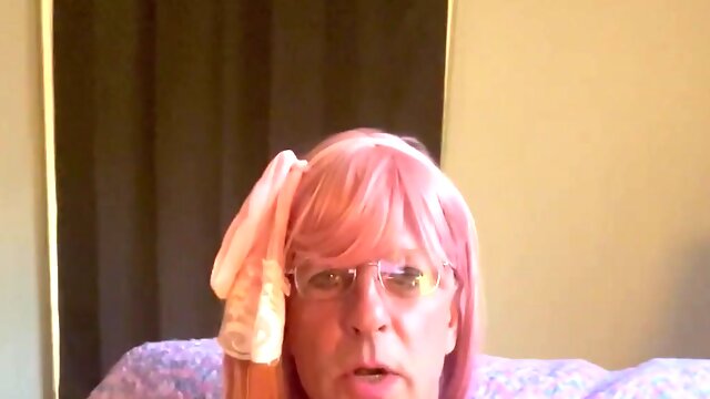 Sissy Tranny Rileydix Front Look with Puny Chat then Taunted your JIZM out!