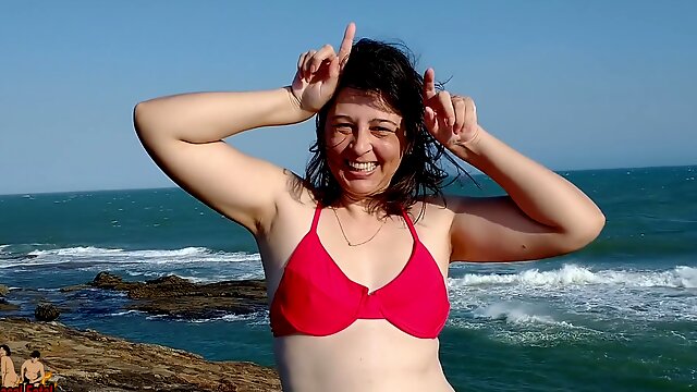 Brazilian Beach, Walking Naked, Handjob Beach