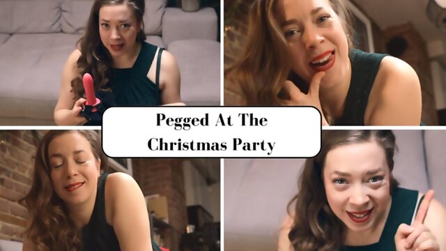 Pegged At The Christmas Party - POV