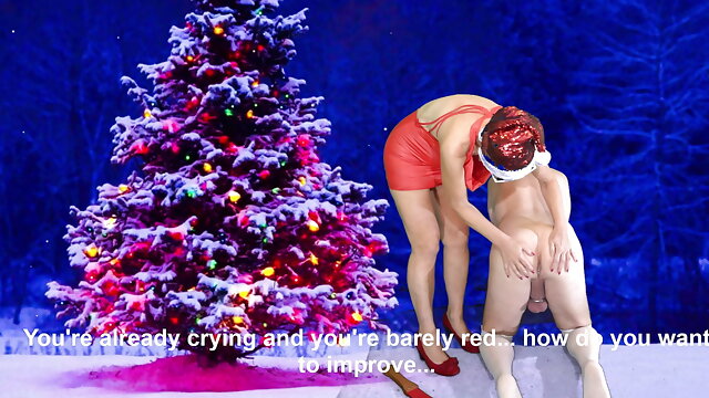  For Christmas, I have fun with my submissive's ass part 1