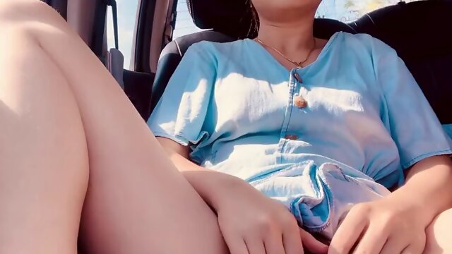 Car Solo Orgasm