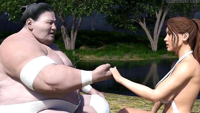 Lauras Lustful Secrets: Wife Cheats on Her Husband with a Big Chubby Sumo Wrestler - Episode 66