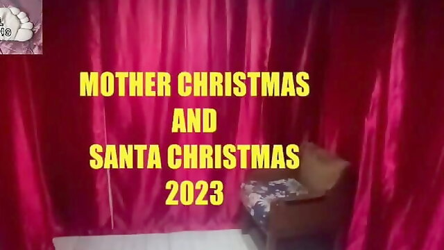 Version Feet Step Mother Christmas and Santa Christmas 2023