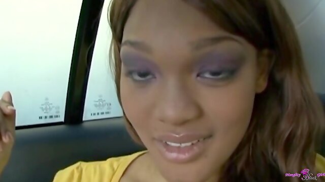 Small Talk In The Car Leads To Some Touching And Fucking For This Interracial Couple