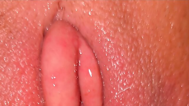 Gaping Pussy, Close Up Pussy Spreading, Cunt Spreading, Big Clit