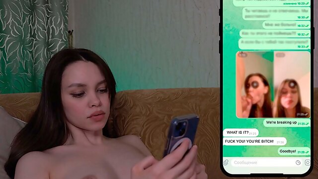  Polly Dollie fucked a friend and sent a video to her boyfriend