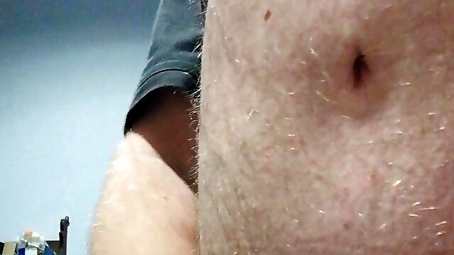 Cumshot at work 