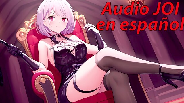 Spanish audio hentai JOI. Your new domina humiliates you.