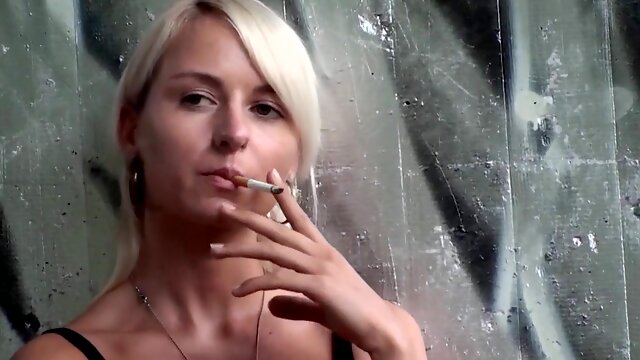 Solo Smoking, Solo Femdom, Cigarette Smoking
