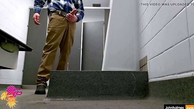 Johnholmesjunior visits vancouver sports complicated to shoot big geyser of spunk from gigantic rock-hard ginormous white chisel