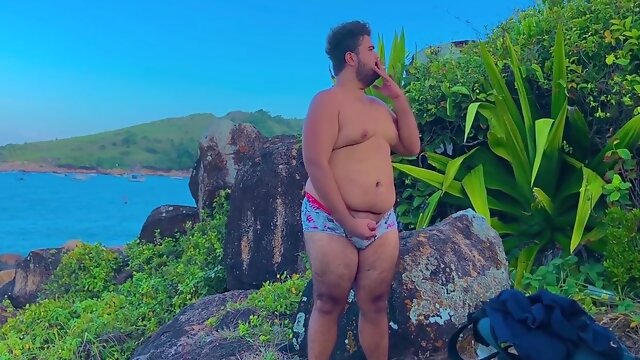 Gay Outdoor, Chubby Boy Gay, Gay Beach Cumshot