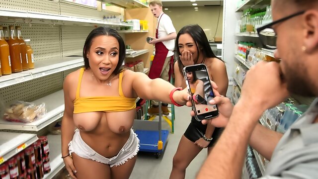 Pranks and Supermarket Skanks Video With Jimmy Michaels, Carmela Clutch, Lilly Hall - RealityKings