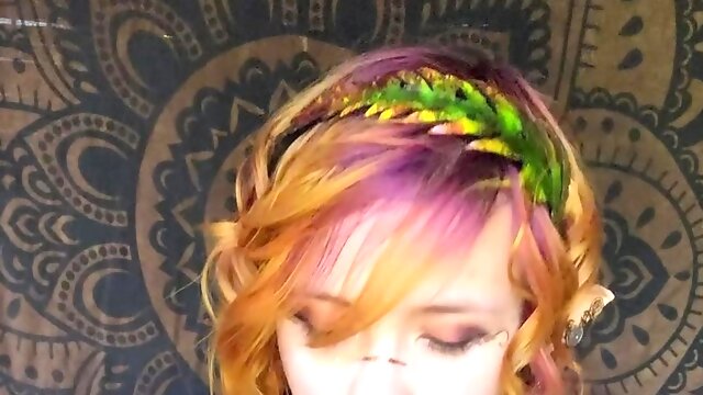 Pregnant Redhead Webcam Masturbation