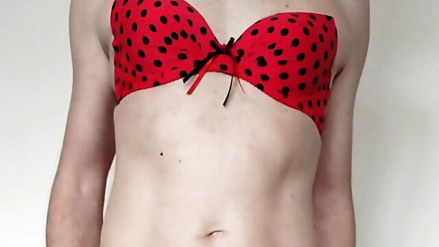 Misr4 - red lingerie sissygasm