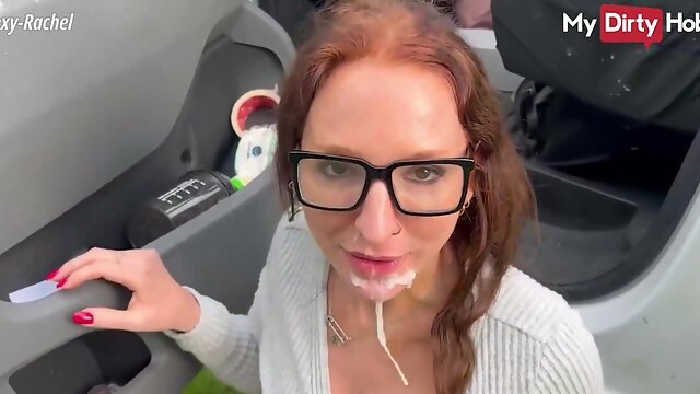 POV stranger public blowjob