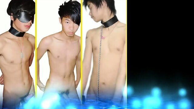 Skinny Roped Chinese Guy BDSM