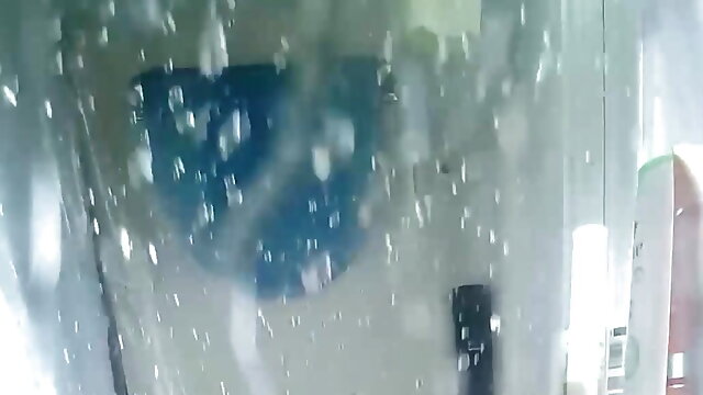 Getting myself clean but the camera falls