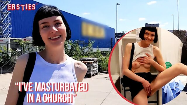 Ersties - Hot Babe Does Taboo Things In Public