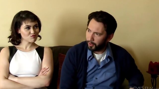 Lucky Bearded Dude Cum With Two Naughty Girls