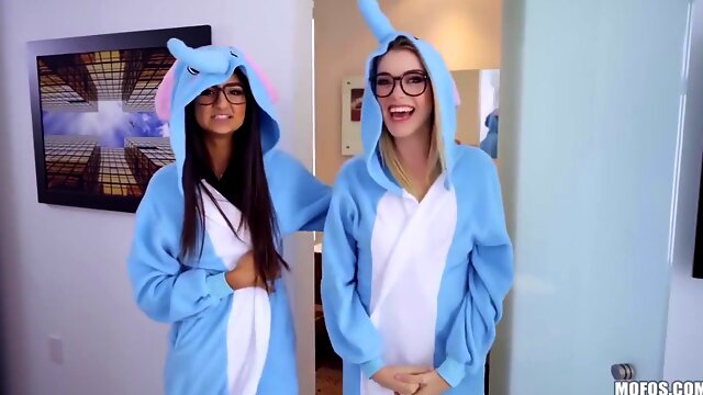 Eliza Ibarra, Anny Aurora - Onesie Twosie Threesome