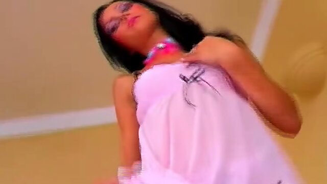 Dark Haired German Chick Pleasing Her Trimmed Pussy With Her Favorite Dildo - Teaser Video