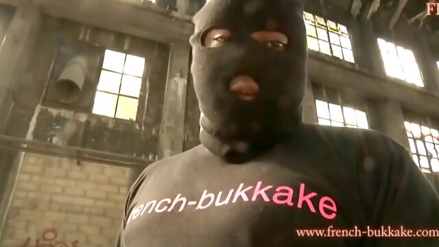 French Bukkake Gangbang